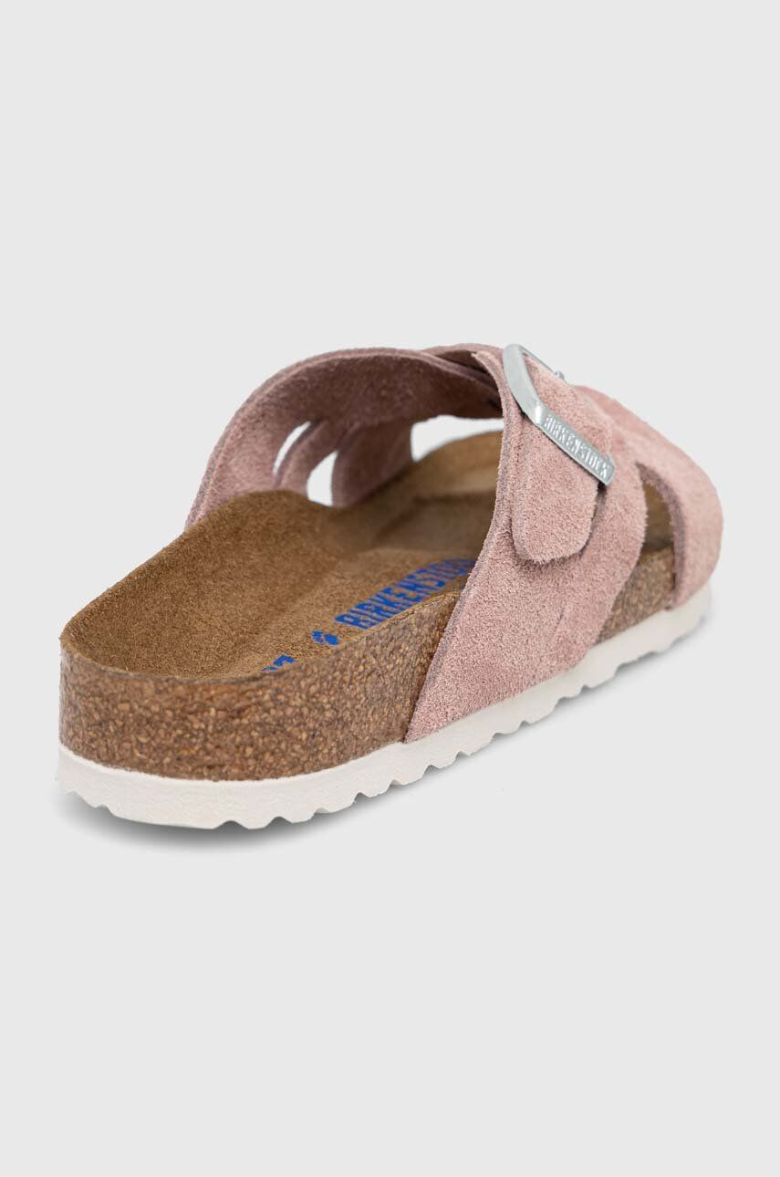 Birkenstock papuci din piele LUGANO SFB - Pled.ro