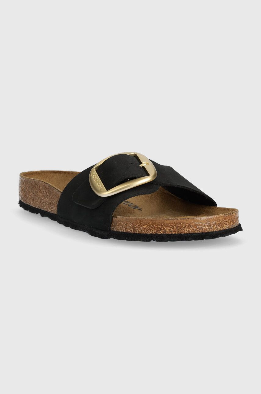 Birkenstock papuci din piele MADRID BIG BUCKLE - Pled.ro