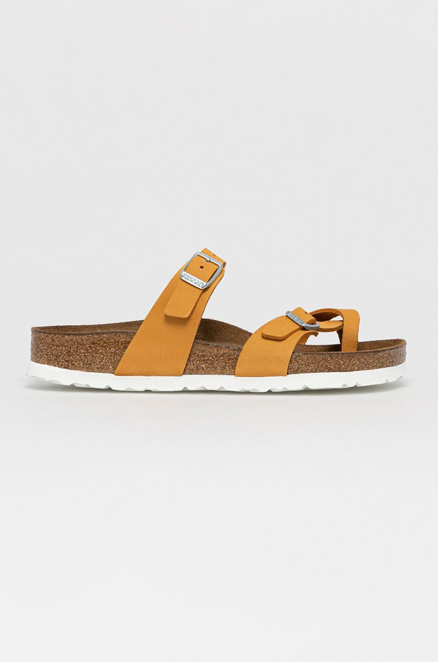 Birkenstock papuci din piele Mayari - Pled.ro