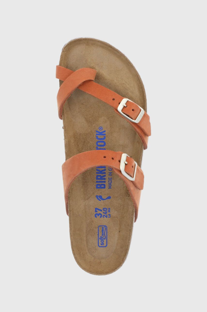 Birkenstock papuci din piele Mayari - Pled.ro