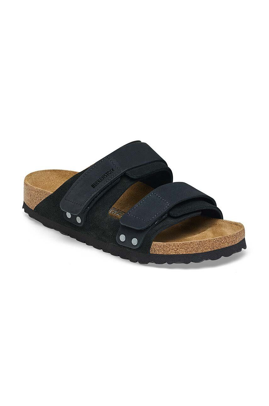 Birkenstock papuci din piele Uji femei culoarea negru 1024832 - Pled.ro