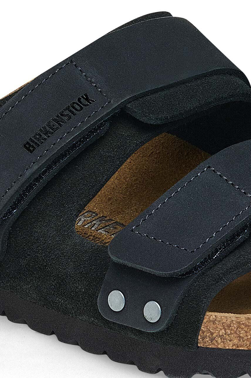 Birkenstock papuci din piele Uji femei culoarea negru 1024832 - Pled.ro