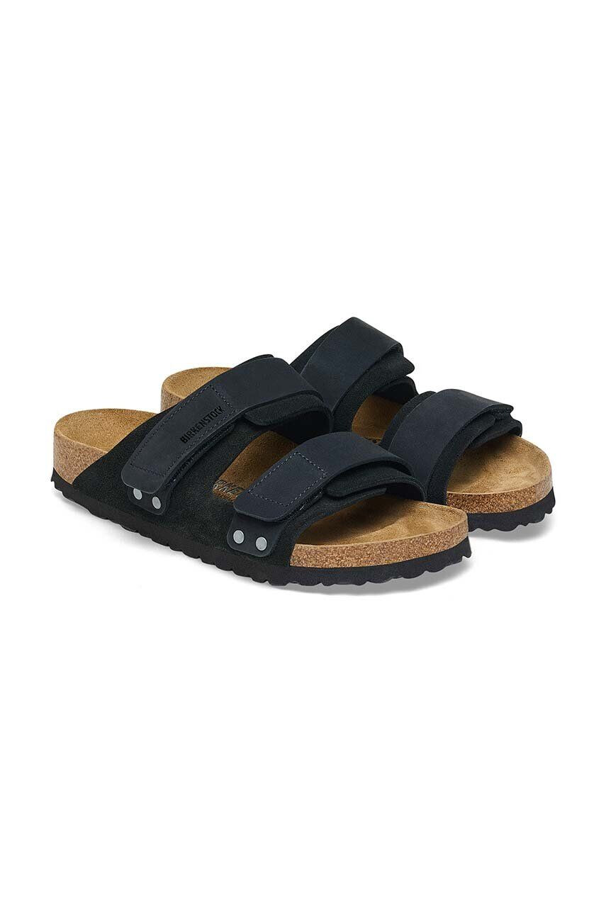 Birkenstock papuci din piele Uji femei culoarea negru 1024832 - Pled.ro