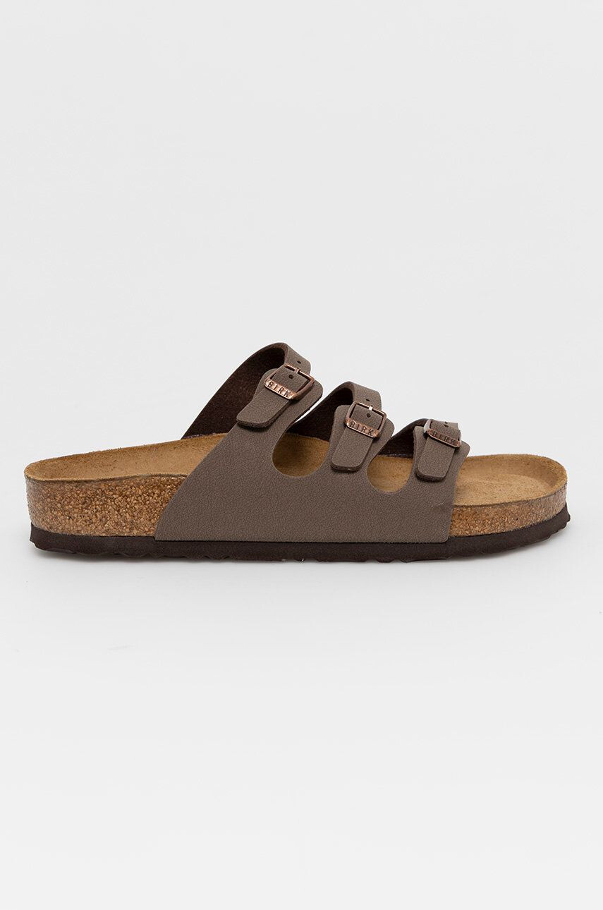 Birkenstock Papuci Florida femei culoarea albastru marin - Pled.ro