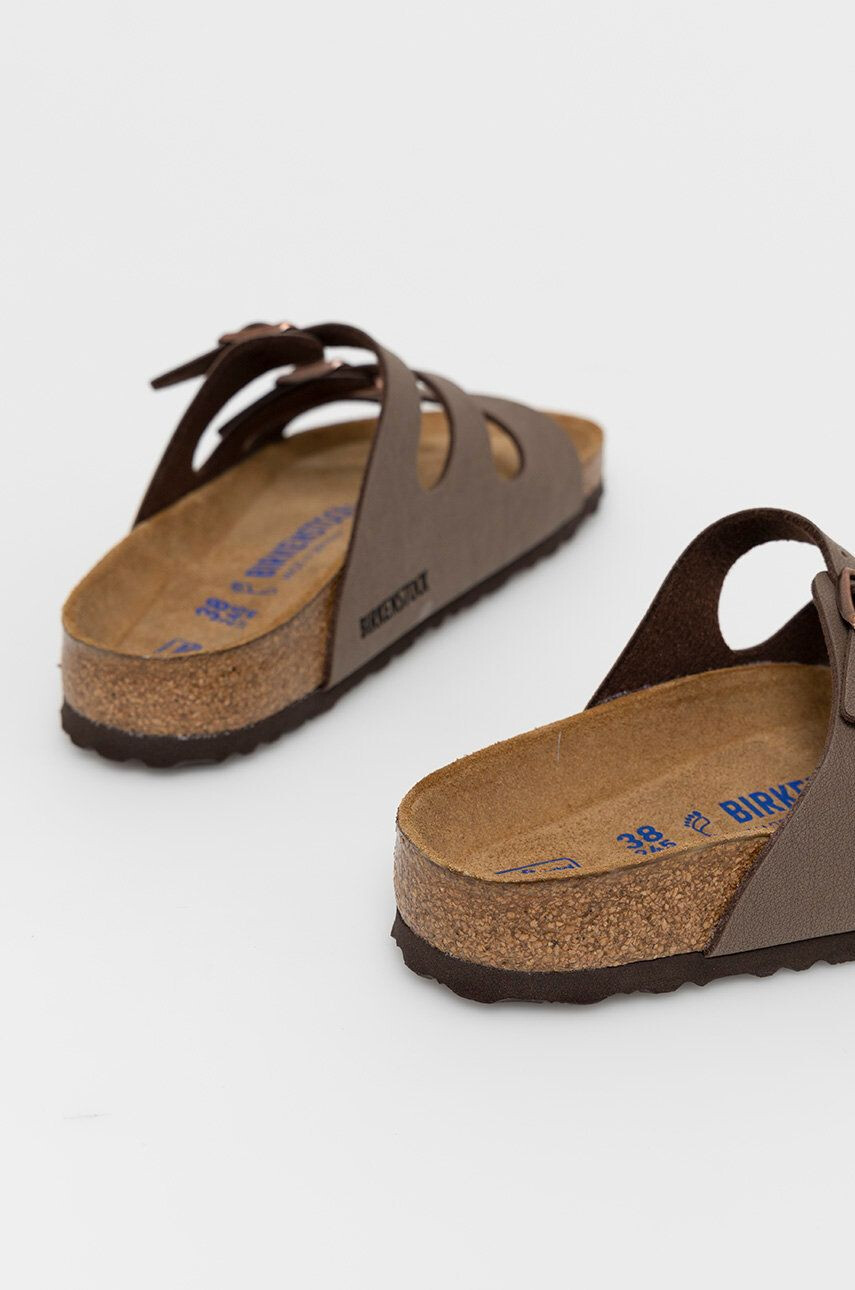 Birkenstock Papuci Florida femei culoarea albastru marin - Pled.ro