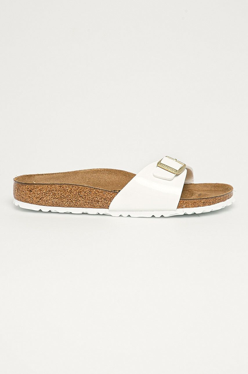 Birkenstock Papuci Madrid 1005310-Patent.Whi - Pled.ro