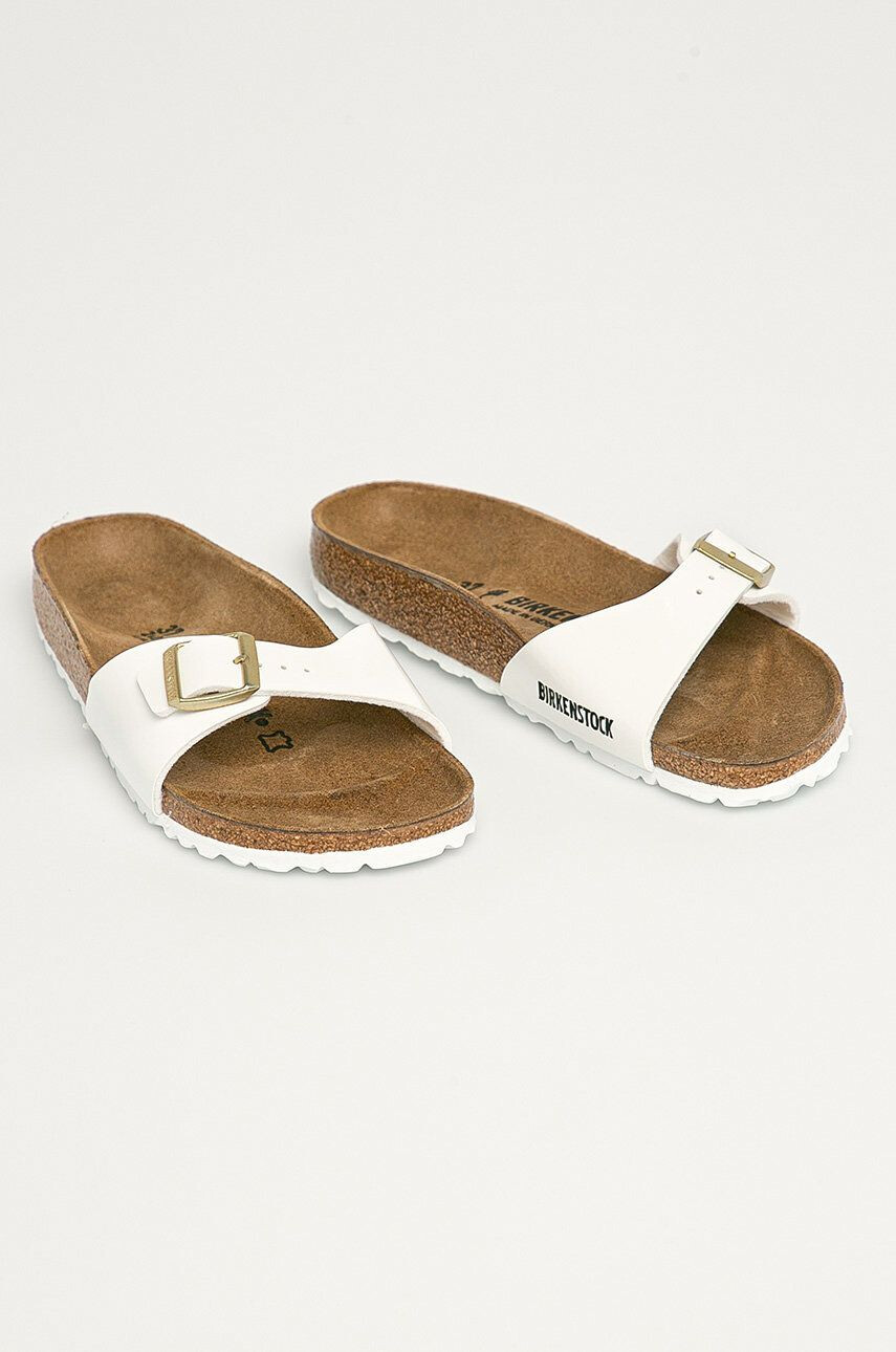 Birkenstock Papuci Madrid 1005310-Patent.Whi - Pled.ro