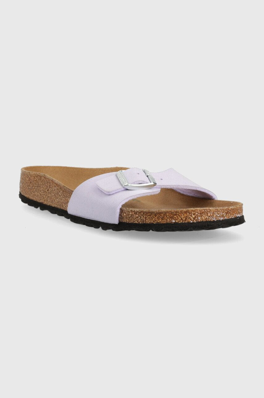 Birkenstock papuci Madrid femei culoarea violet 1025482 - Pled.ro