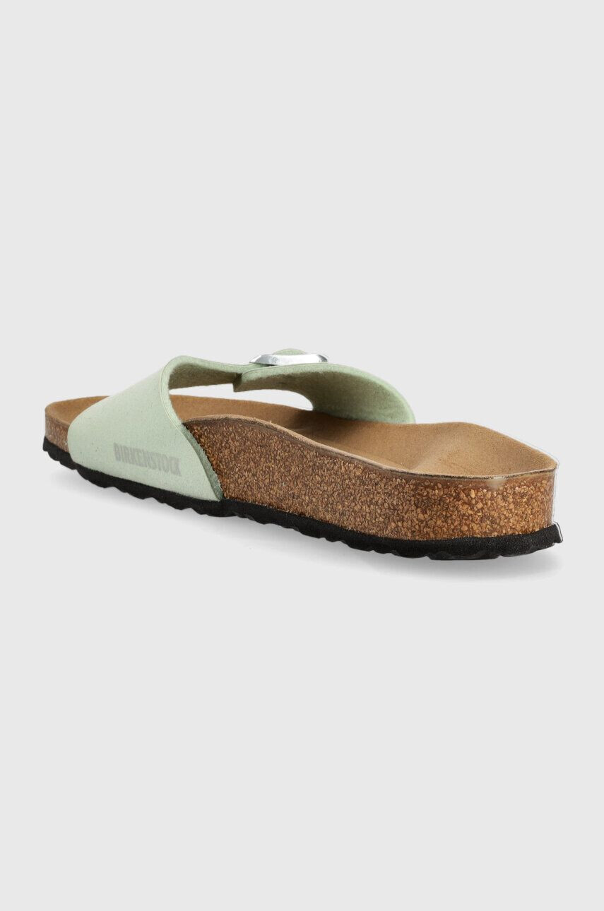 Birkenstock papuci Madrid femei culoarea verde 1024121 - Pled.ro