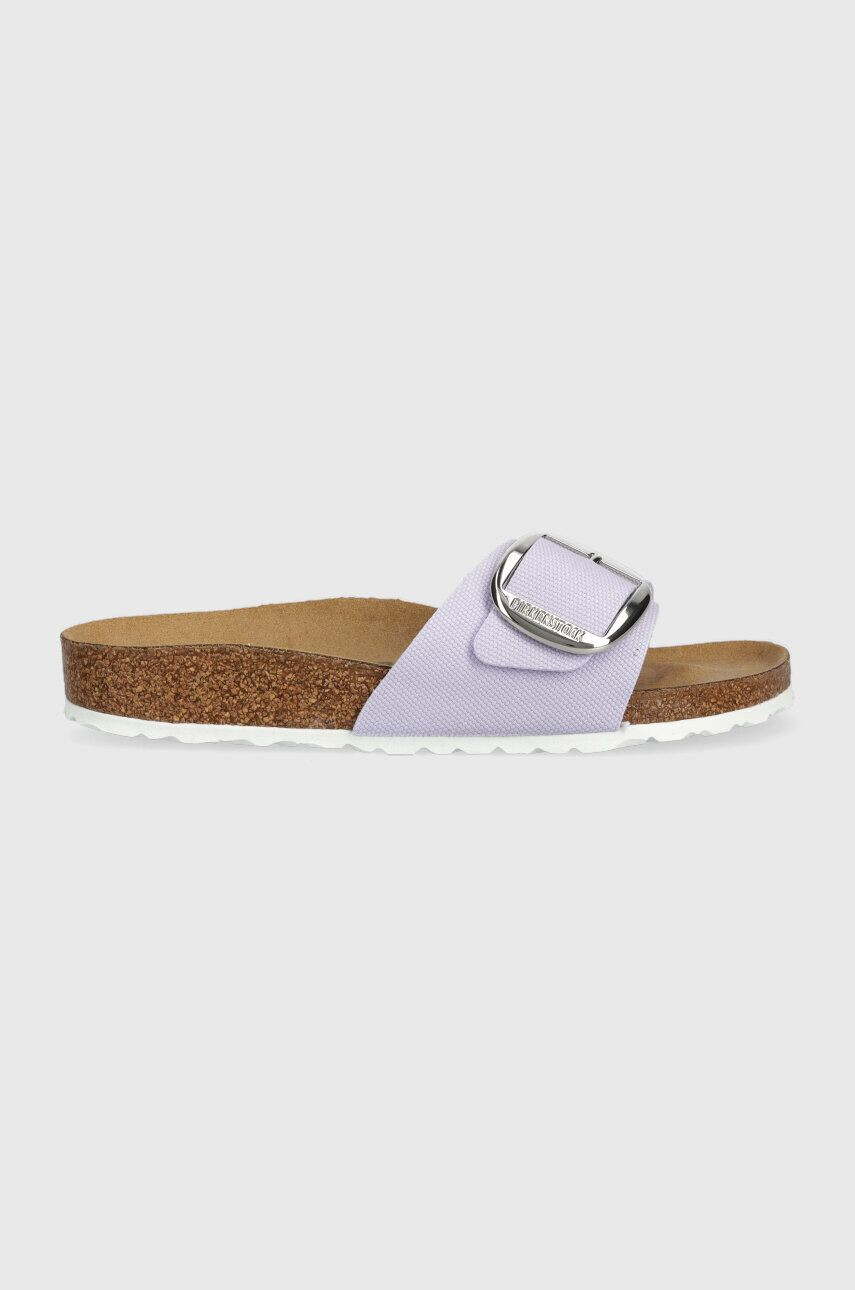 Birkenstock papuci Madrid femei culoarea violet 1025543 - Pled.ro