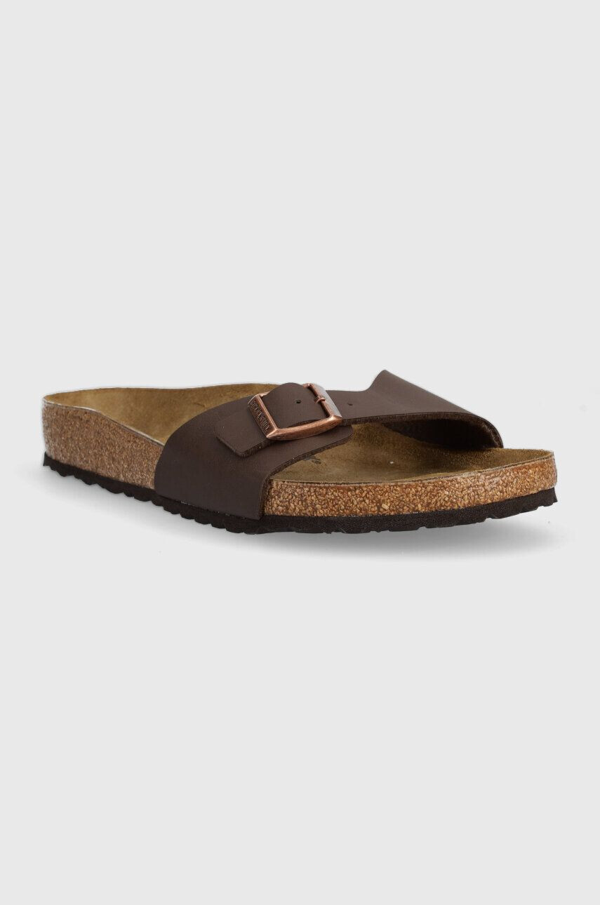 Birkenstock papuci Madrid culoarea maro - Pled.ro