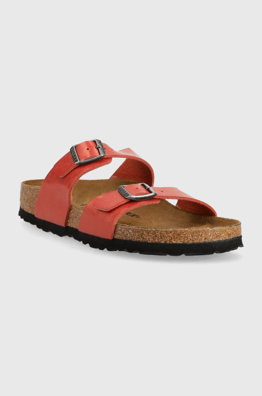 Birkenstock papuci Sydney femei culoarea rosu 1026162 - Pled.ro