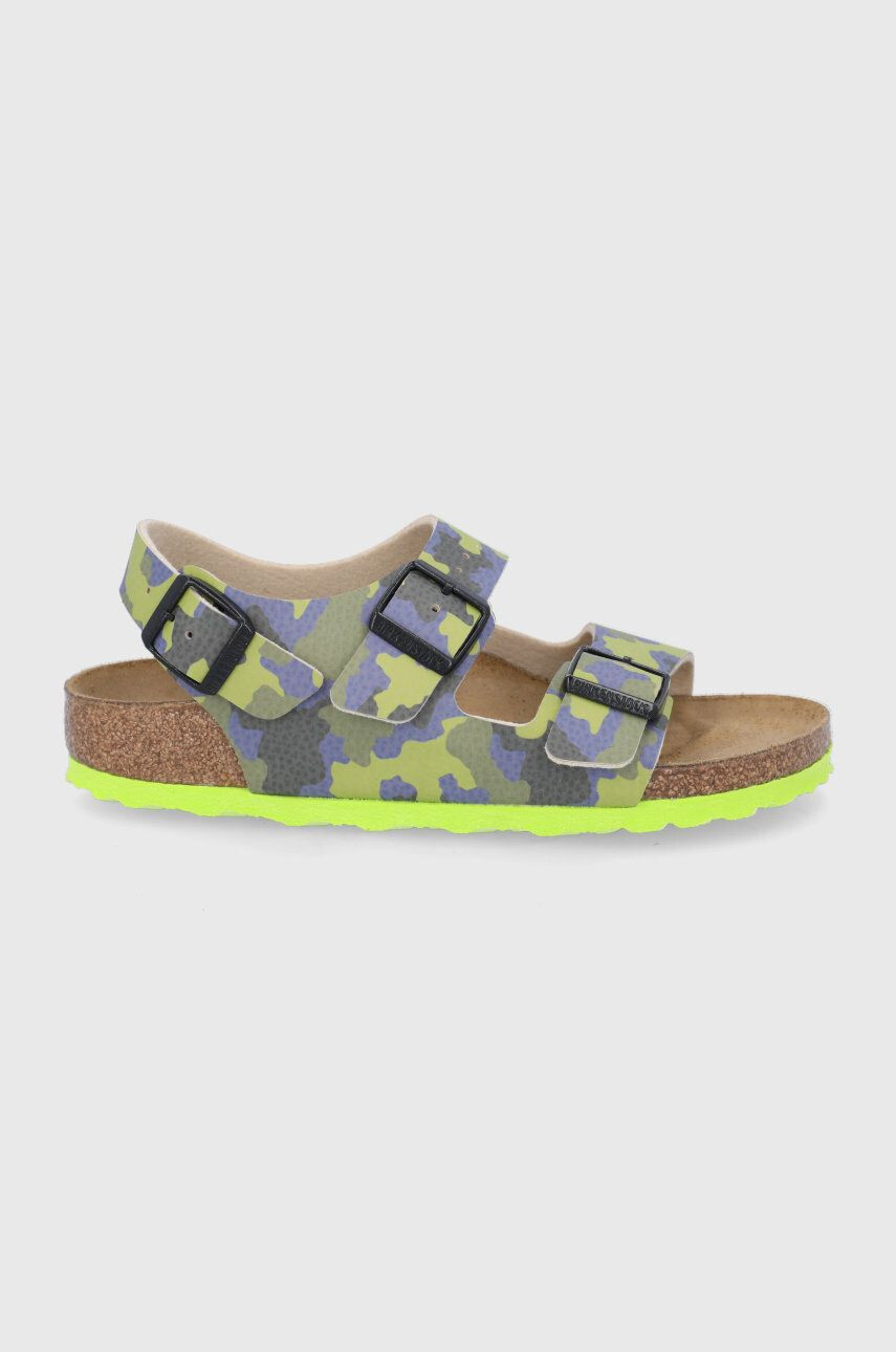 Birkenstock sandale copii culoarea alb - Pled.ro