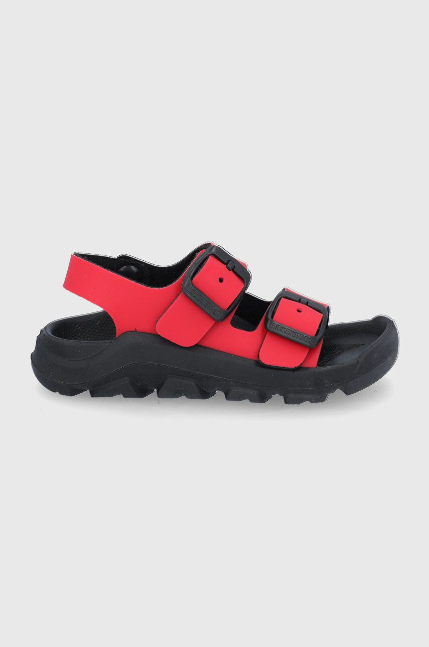 Birkenstock sandale copii culoarea rosu - Pled.ro