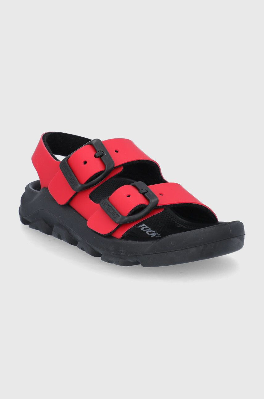 Birkenstock sandale copii culoarea rosu - Pled.ro