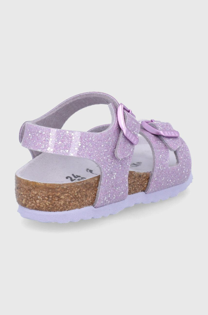 Birkenstock sandale copii culoarea violet - Pled.ro