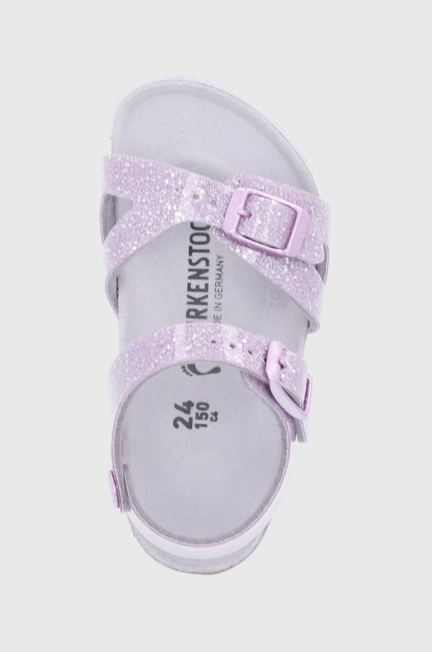 Birkenstock sandale copii culoarea violet - Pled.ro