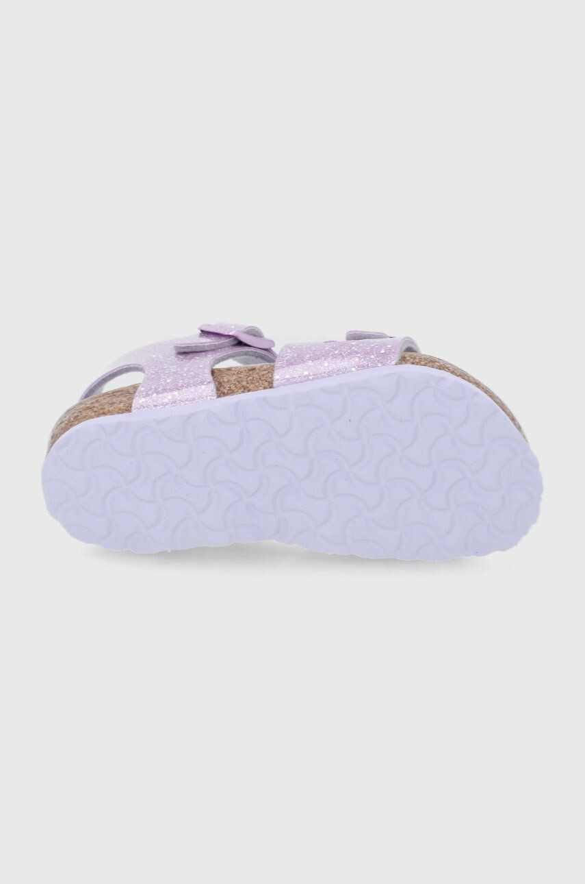 Birkenstock sandale copii culoarea violet - Pled.ro