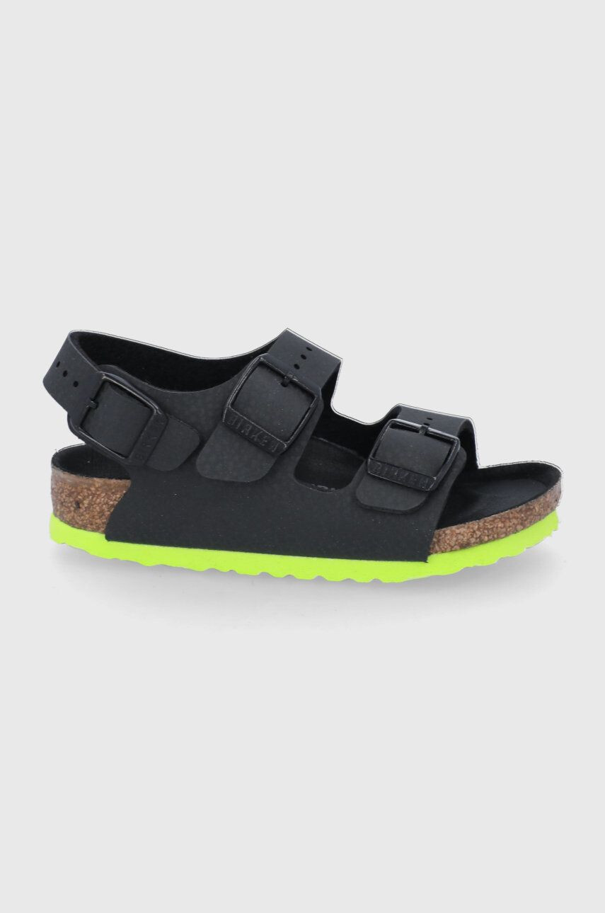 Birkenstock sandale copii culoarea negru - Pled.ro