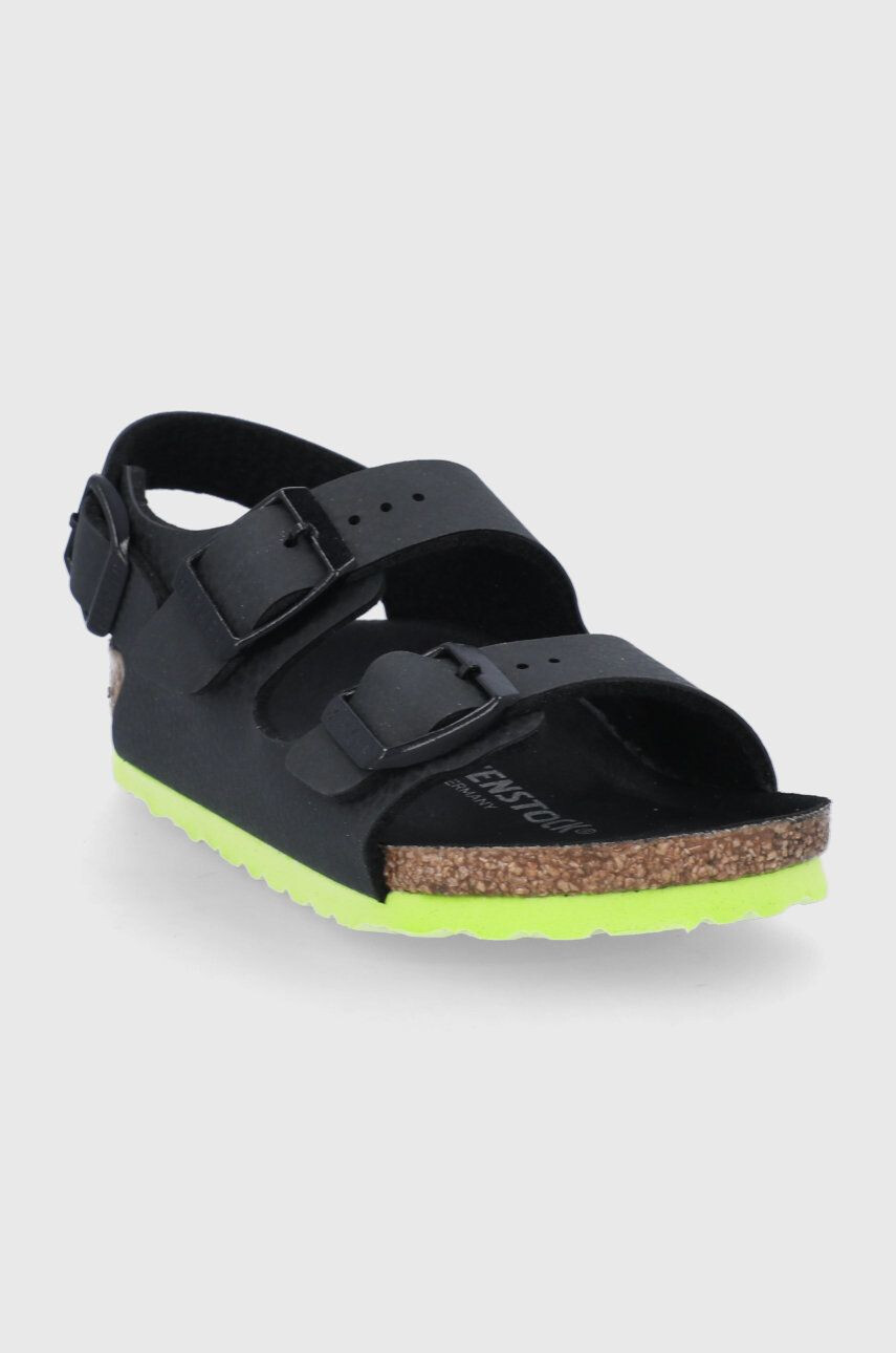 Birkenstock sandale copii culoarea negru - Pled.ro