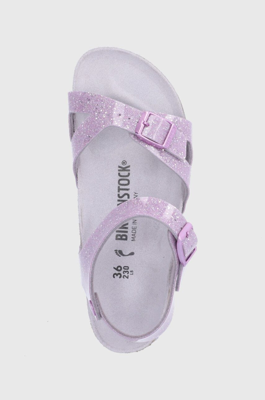 Birkenstock sandale copii culoarea roz - Pled.ro