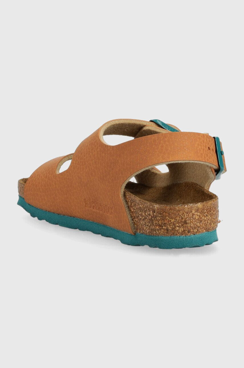 Birkenstock sandale copii culoarea maro - Pled.ro