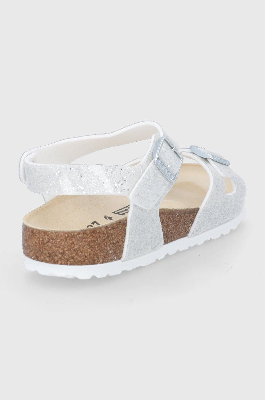 Birkenstock sandale copii culoarea alb - Pled.ro