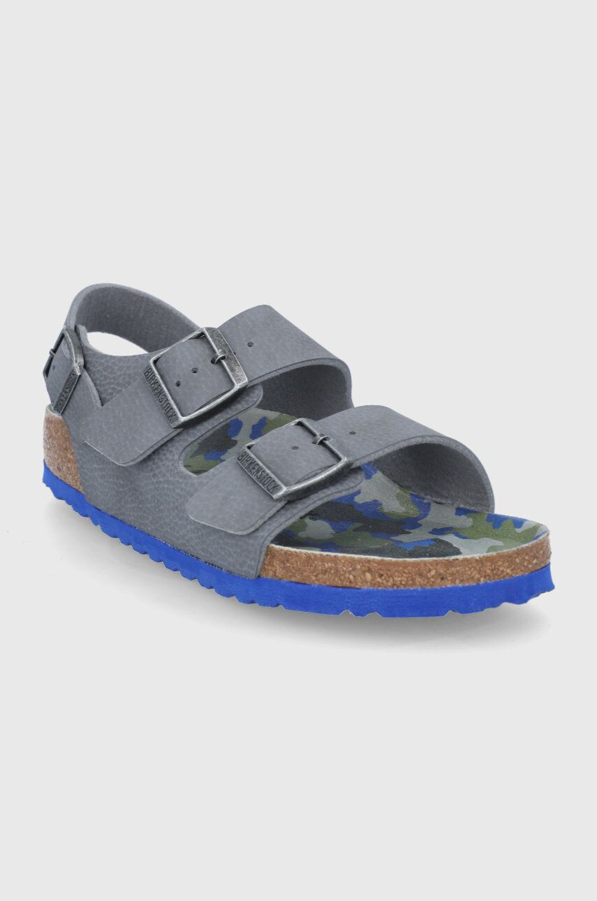 Birkenstock sandale copii culoarea alb - Pled.ro