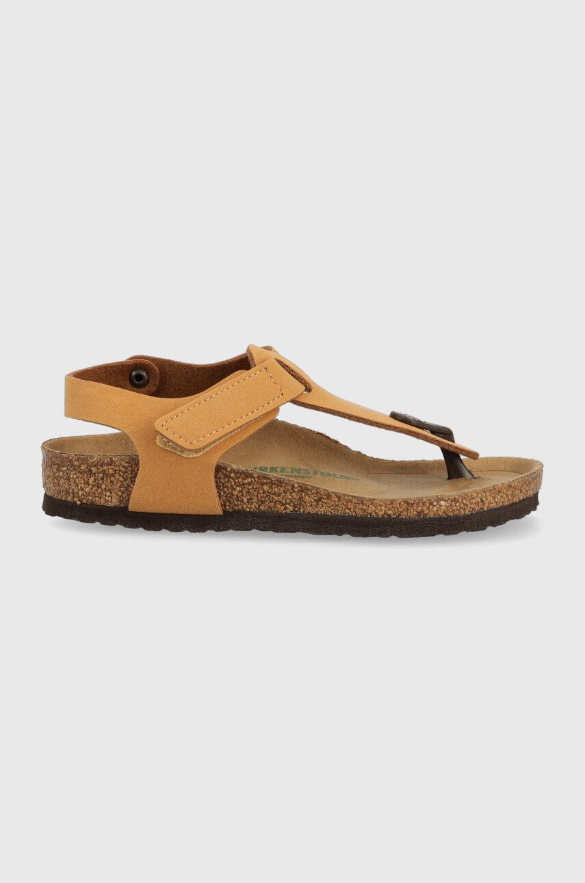 Birkenstock sandale copii culoarea bej - Pled.ro