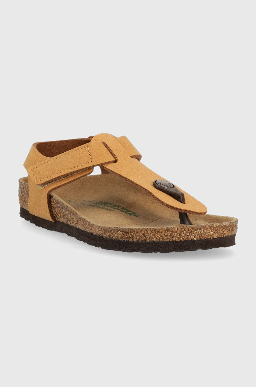 Birkenstock sandale copii culoarea bej - Pled.ro