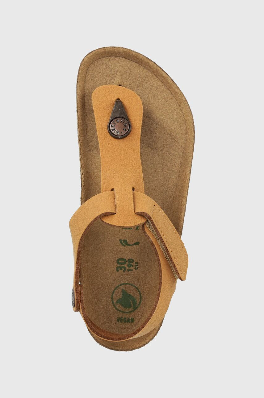 Birkenstock sandale copii culoarea bej - Pled.ro