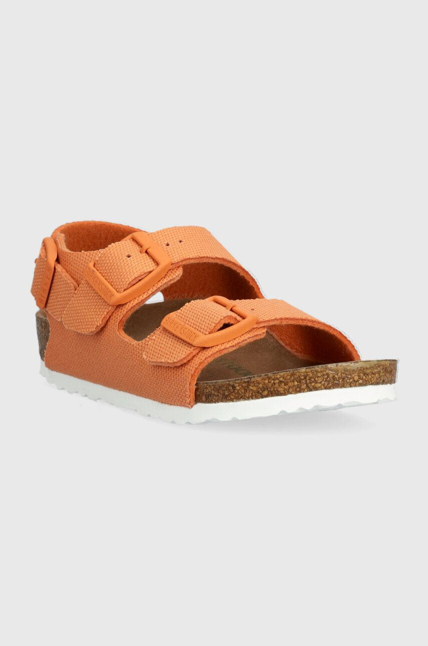 Birkenstock sandale copii culoarea portocaliu - Pled.ro