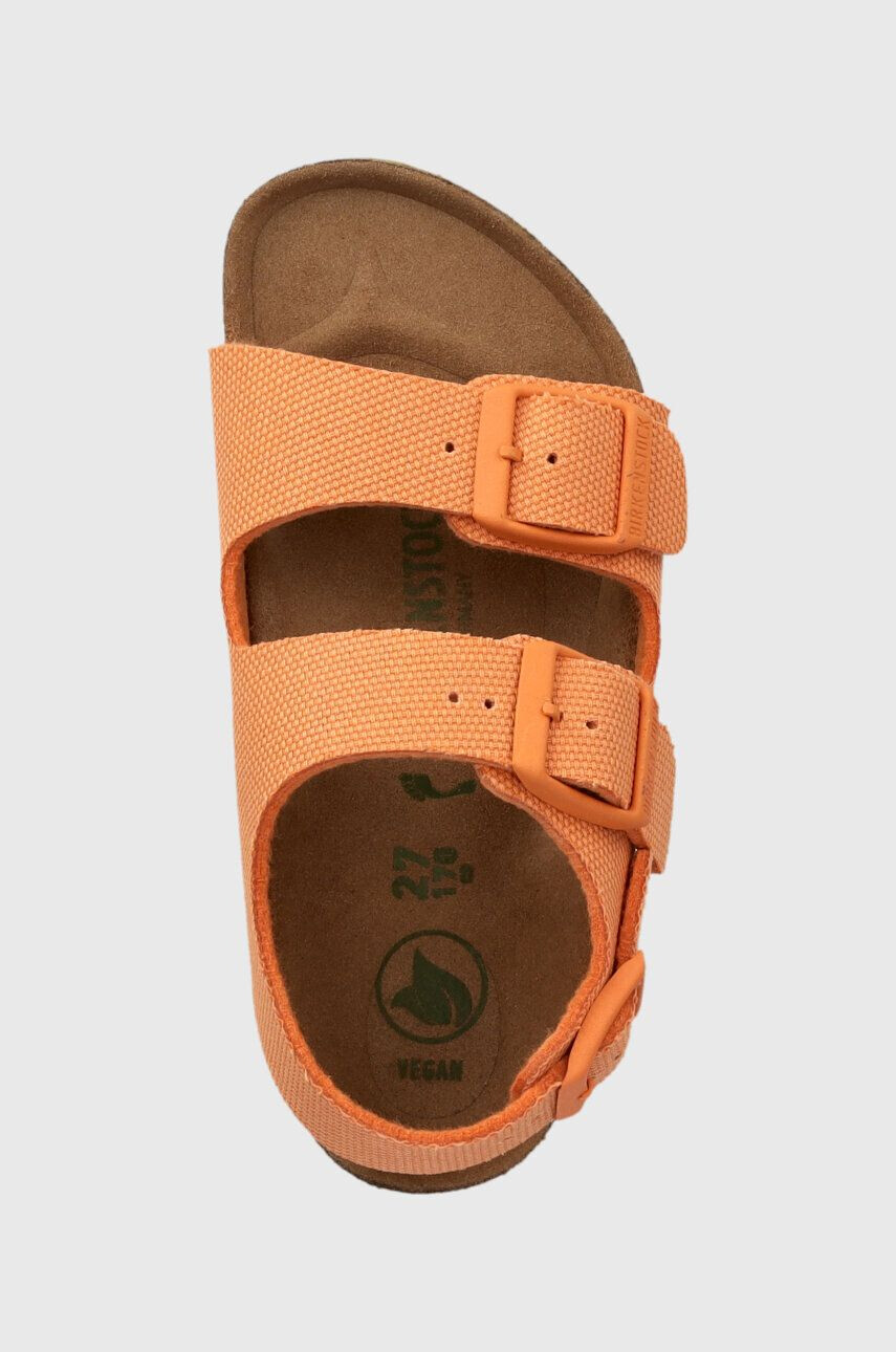 Birkenstock sandale copii culoarea portocaliu - Pled.ro