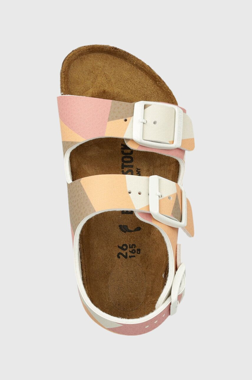 Birkenstock sandale copii culoarea portocaliu - Pled.ro