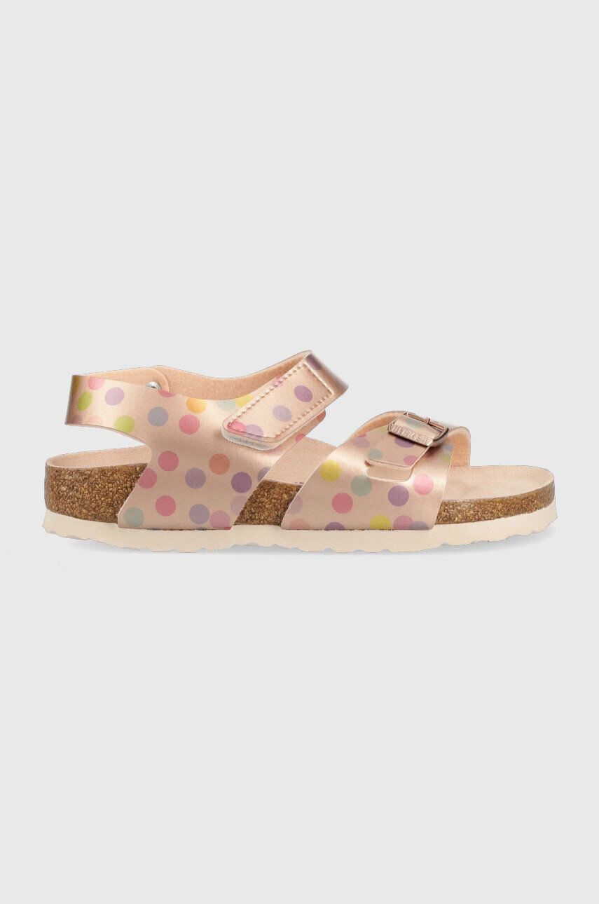 Birkenstock sandale copii Colorado culoarea bej - Pled.ro