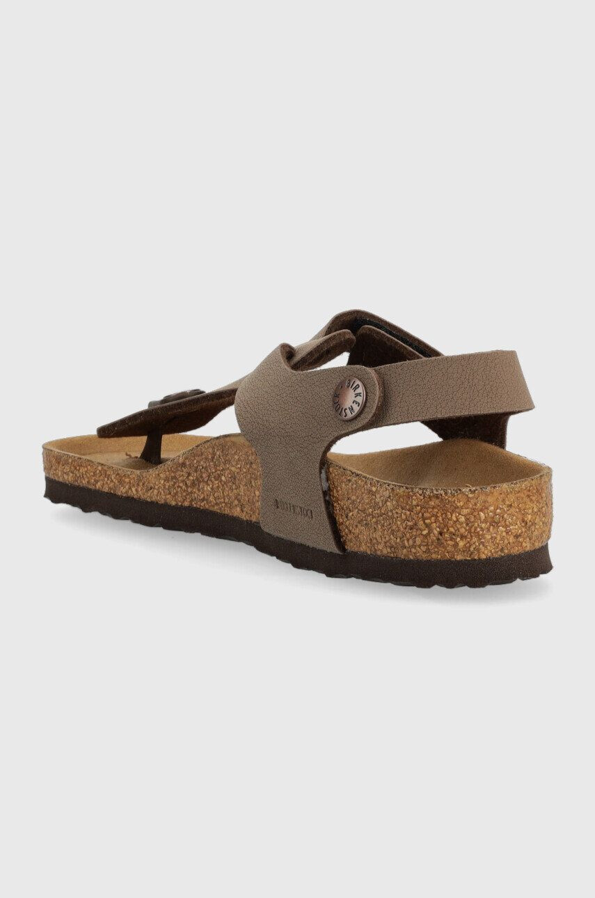 Birkenstock sandale copii Kairo culoarea maro - Pled.ro