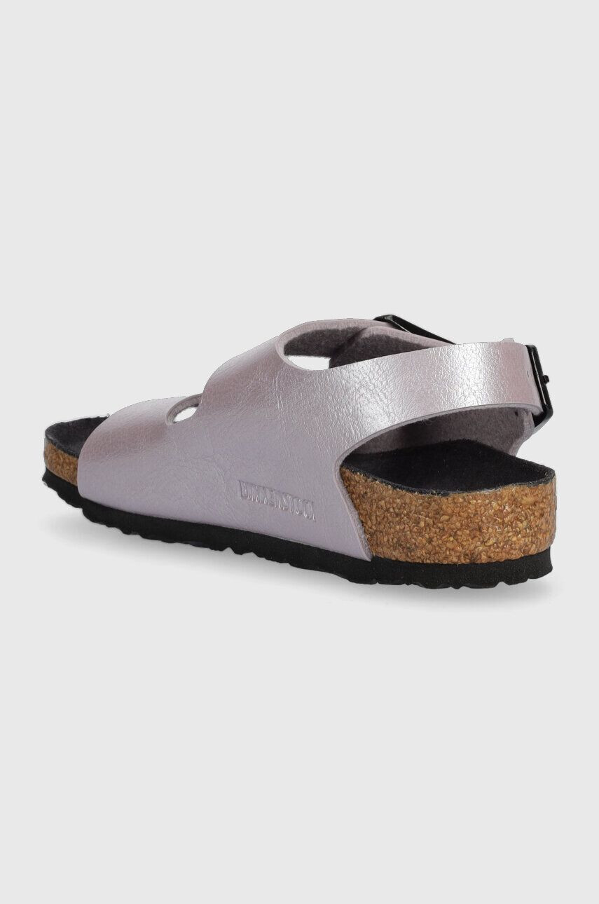 Birkenstock sandale copii Milano culoarea violet - Pled.ro