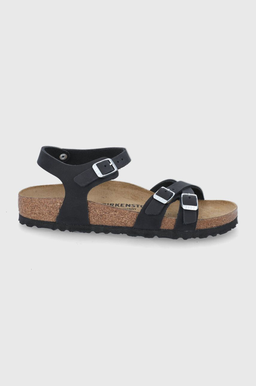 Birkenstock sandale de piele Kumba femei culoarea negru 1021487-Black - Pled.ro