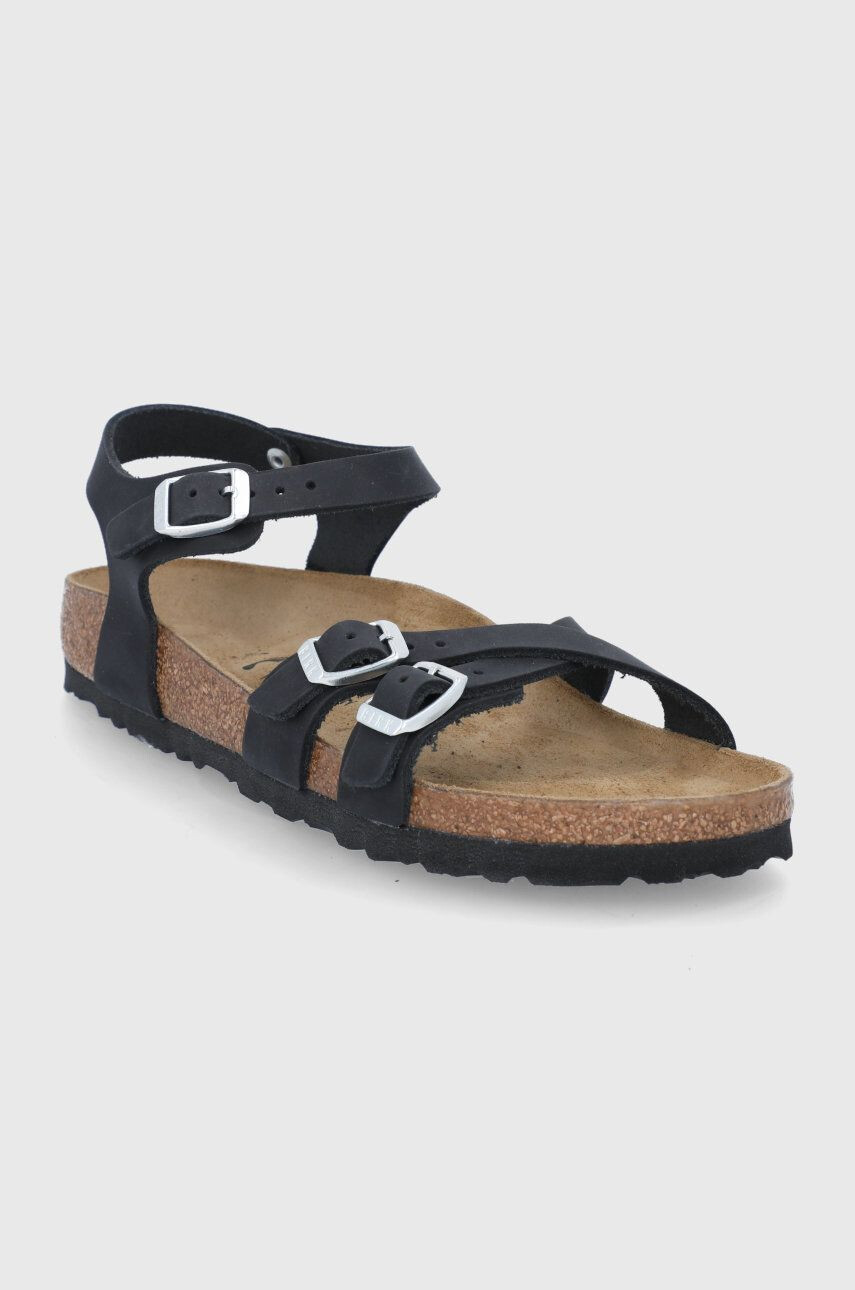 Birkenstock sandale de piele Kumba femei culoarea negru 1021487-Black - Pled.ro