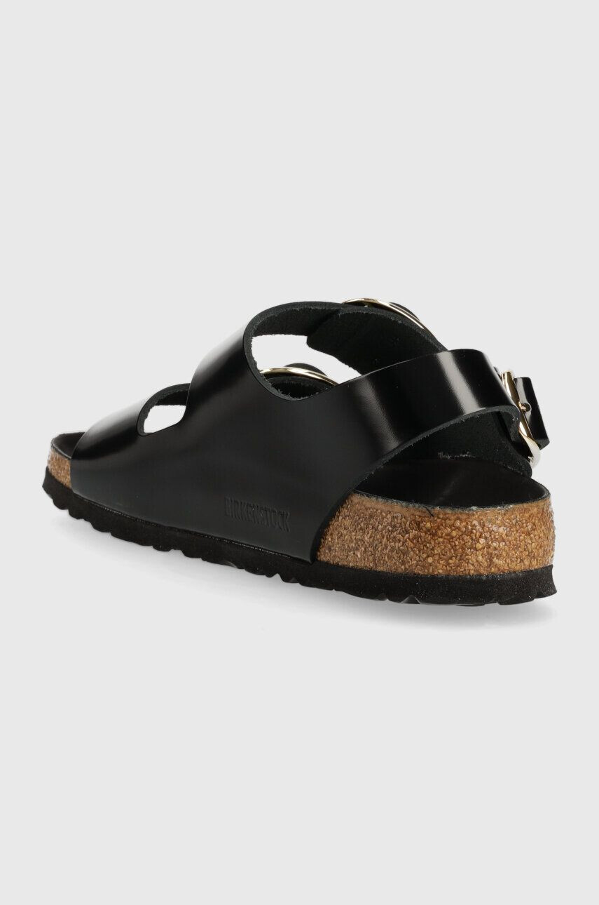 Birkenstock sandale de piele Milano femei culoarea negru 1024211 - Pled.ro