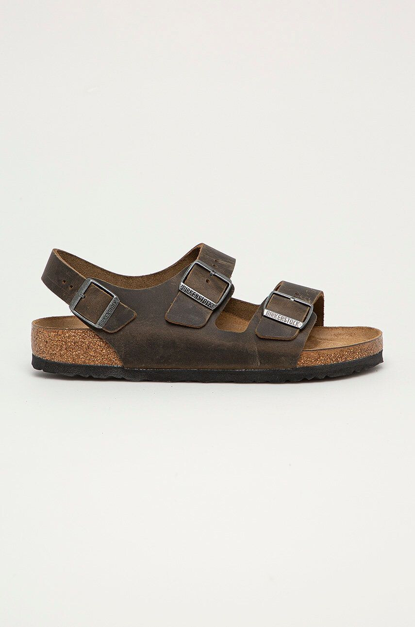 Birkenstock Sandale de piele Milano - Pled.ro