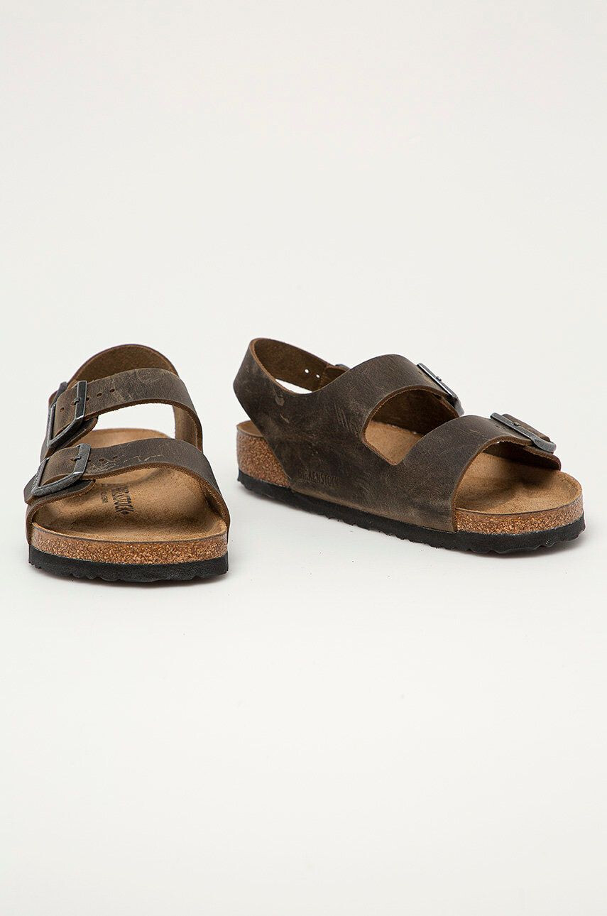 Birkenstock Sandale de piele Milano - Pled.ro