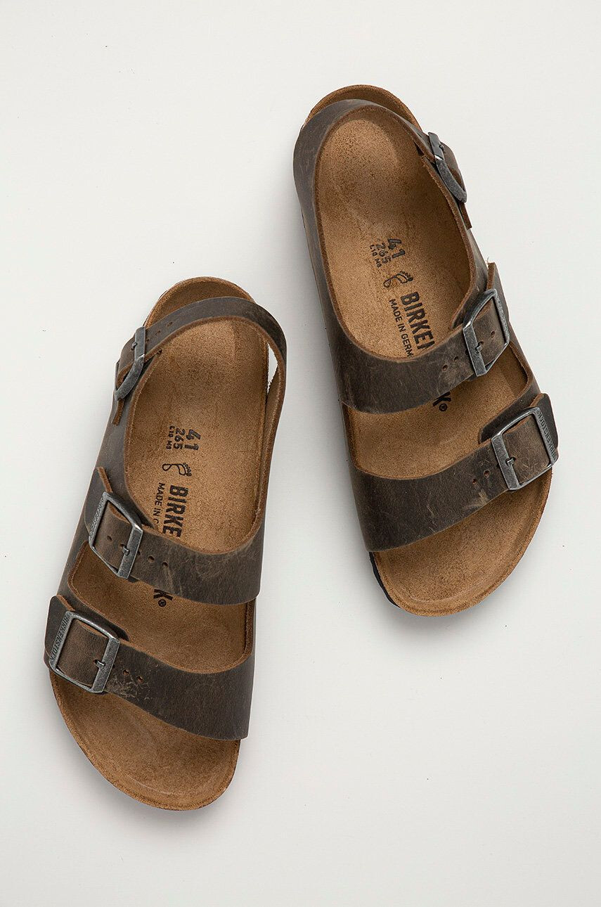 Birkenstock Sandale de piele Milano - Pled.ro