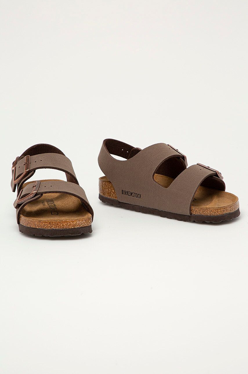 Birkenstock sandale de piele Milano 634503-Mocca - Pled.ro