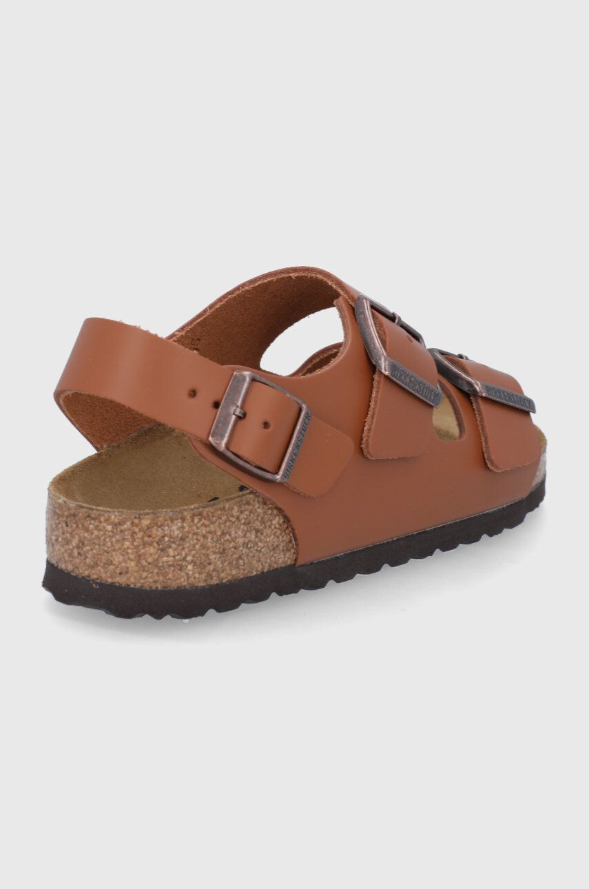 Birkenstock sandale de piele Milano femei culoarea maro 1019123-grng.brwn - Pled.ro