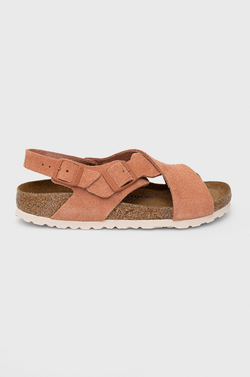 Birkenstock sandale din piele intoarsa Tulum - Pled.ro