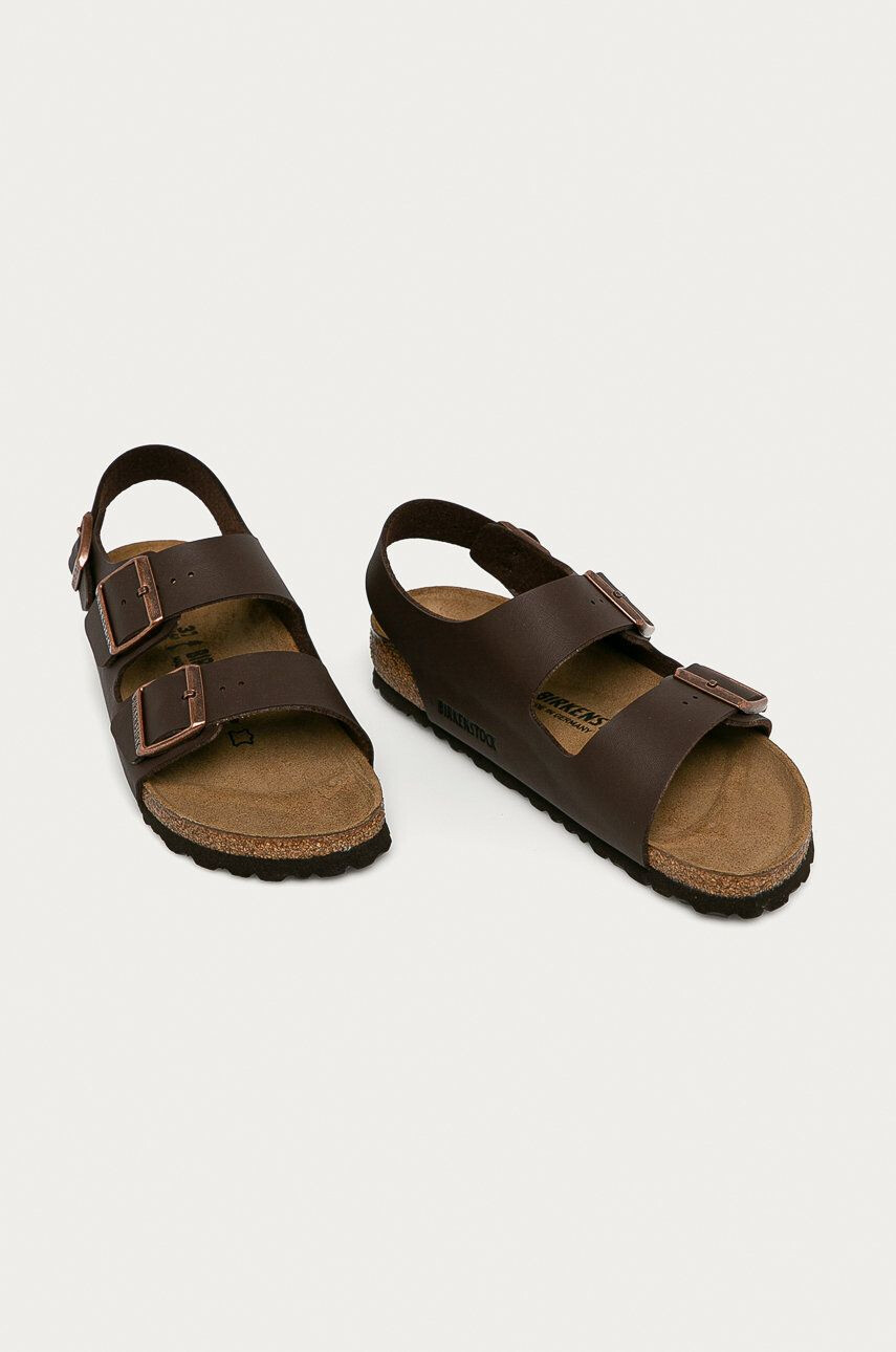 Birkenstock sandale Milano 34703-Dark.Brown - Pled.ro