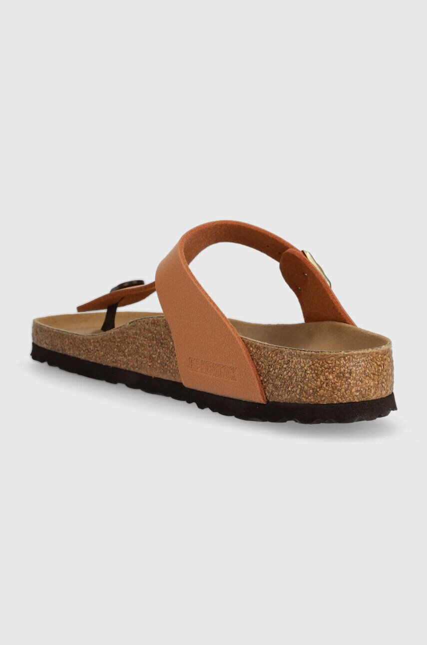 Birkenstock șlapi femei culoarea maro cu toc plat 1025062-gbrown - Pled.ro