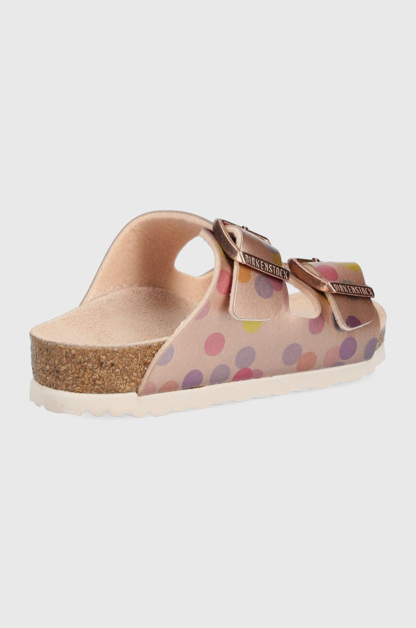 Birkenstock slapi copii culoarea bej - Pled.ro