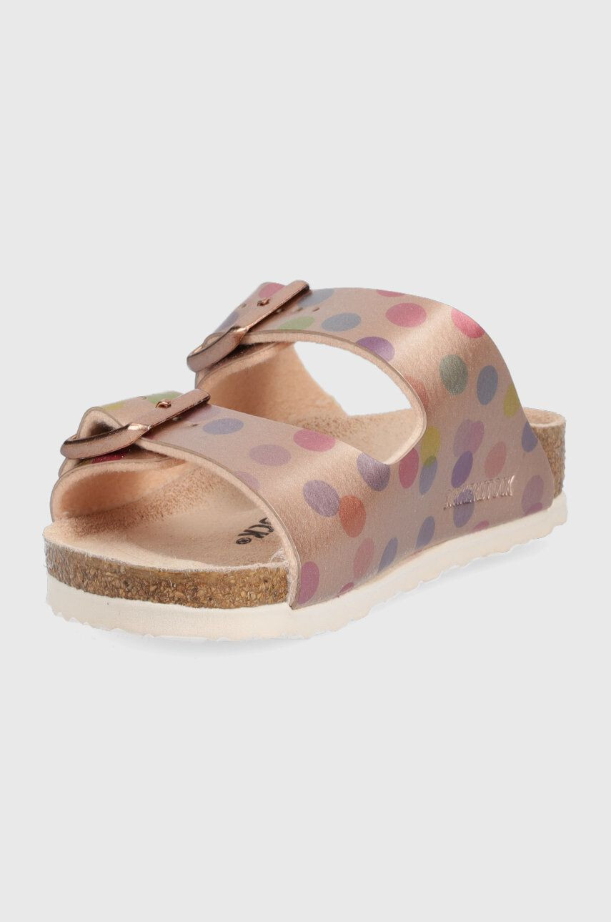 Birkenstock slapi copii culoarea bej - Pled.ro